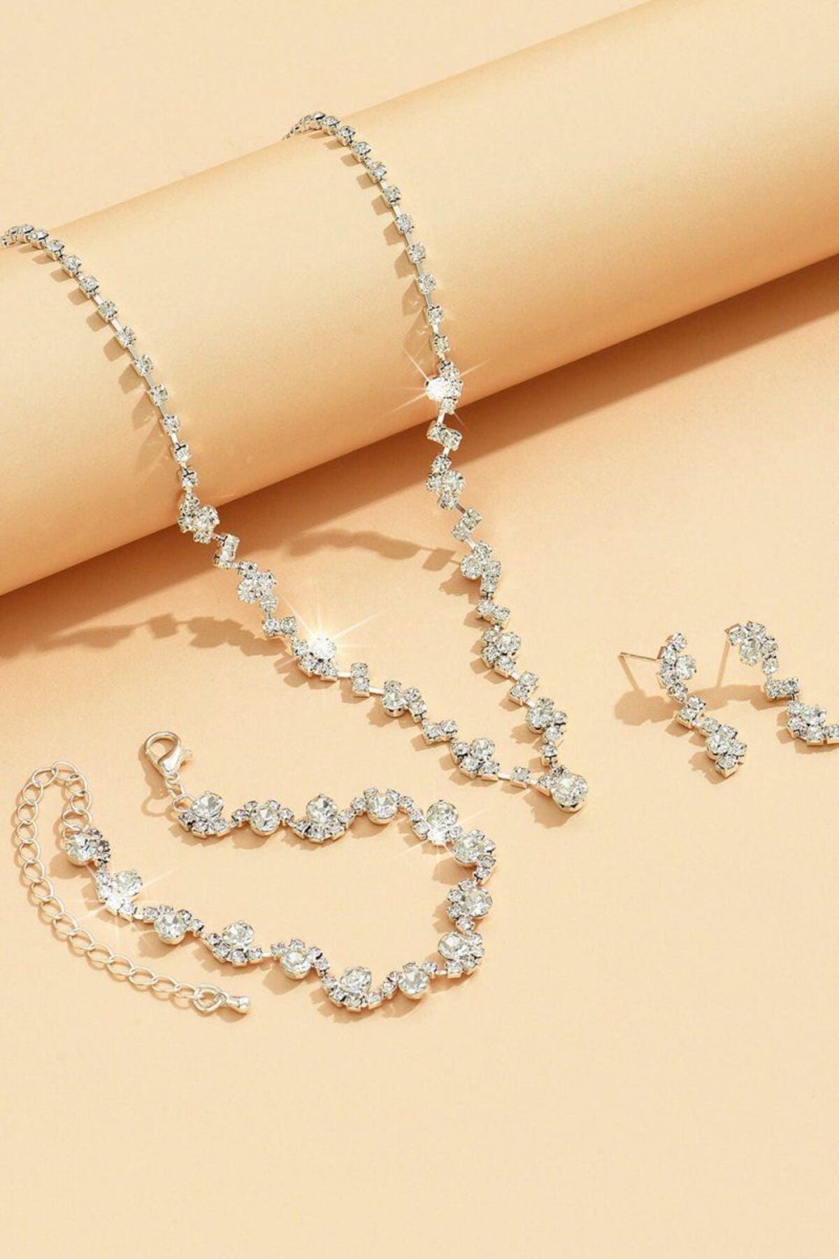 3-piece silver jewelry set