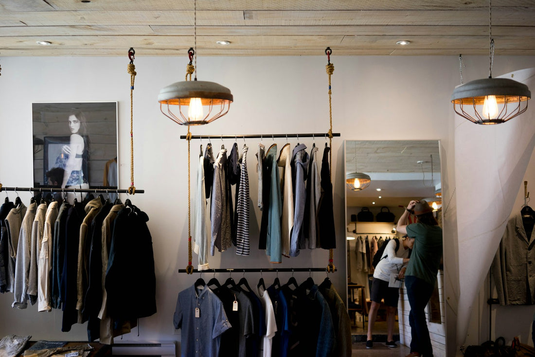 Curated boutique clothing rack - what is a boutique