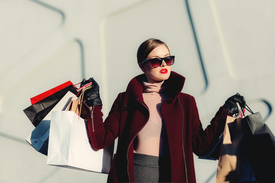 Woman shopping fashion - starting an online boutique