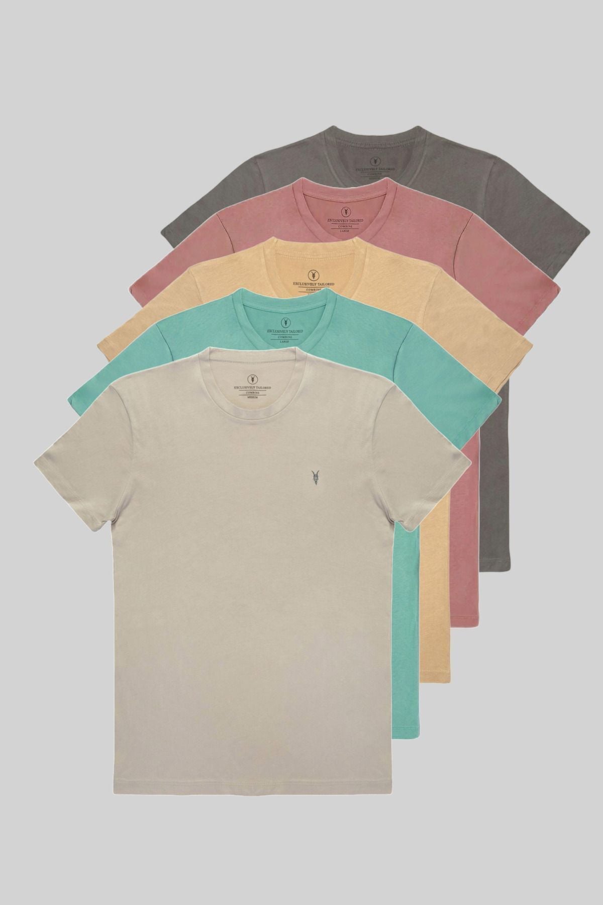 Combine Michail Men's 5-Pack Multicolor T-Shirt