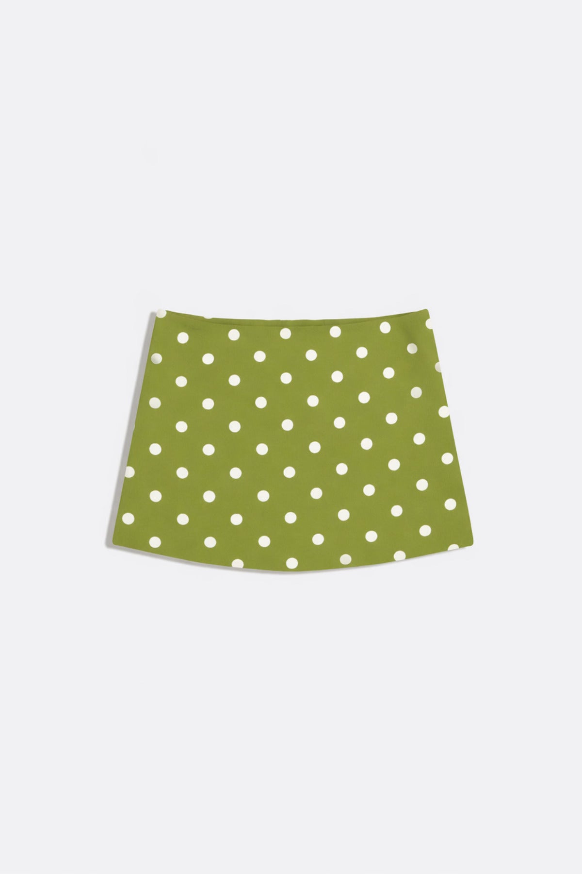 Polka Dot Mini Skort - Green