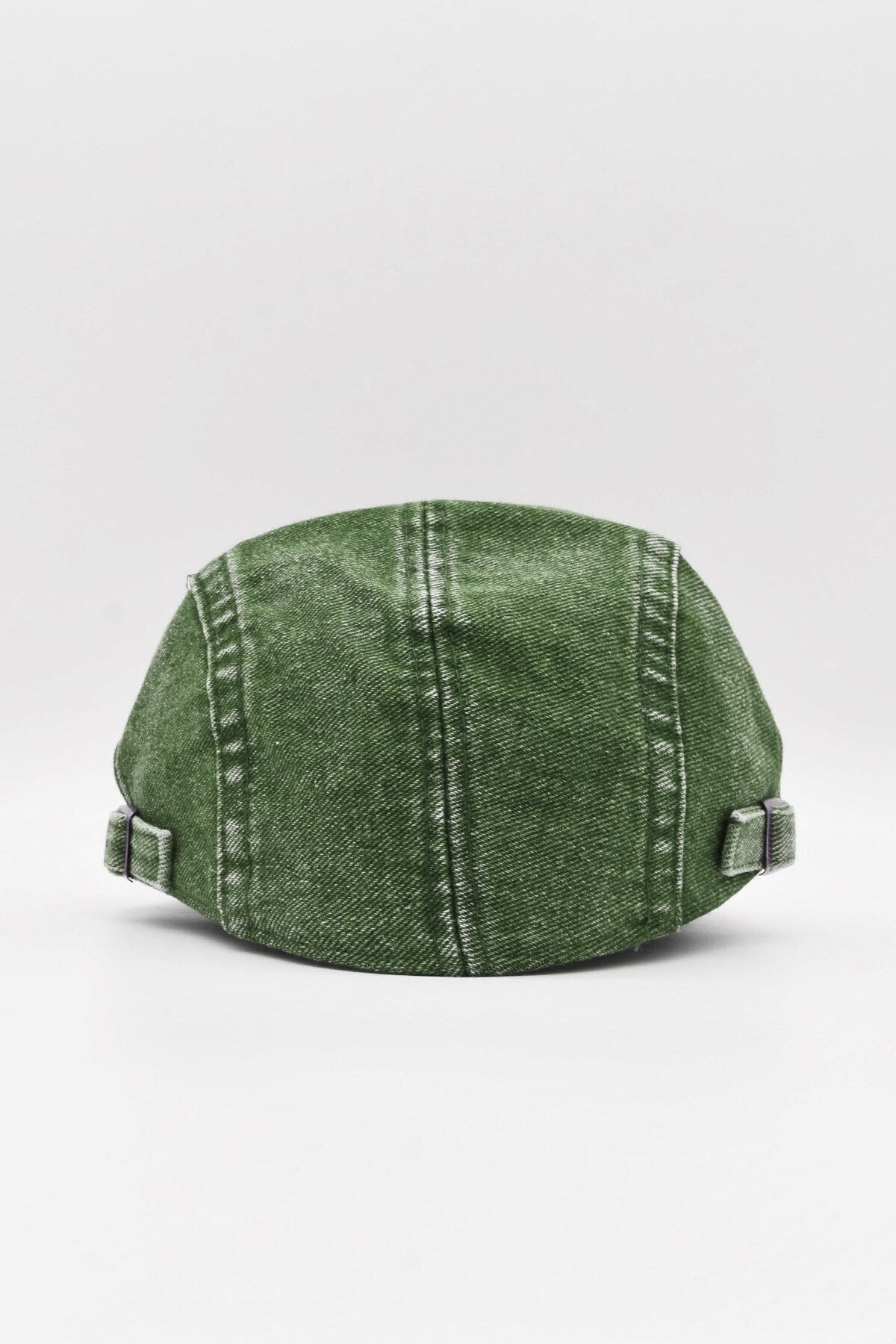 Külah Men's Adjustable Denim Summer Flat Cap – Green