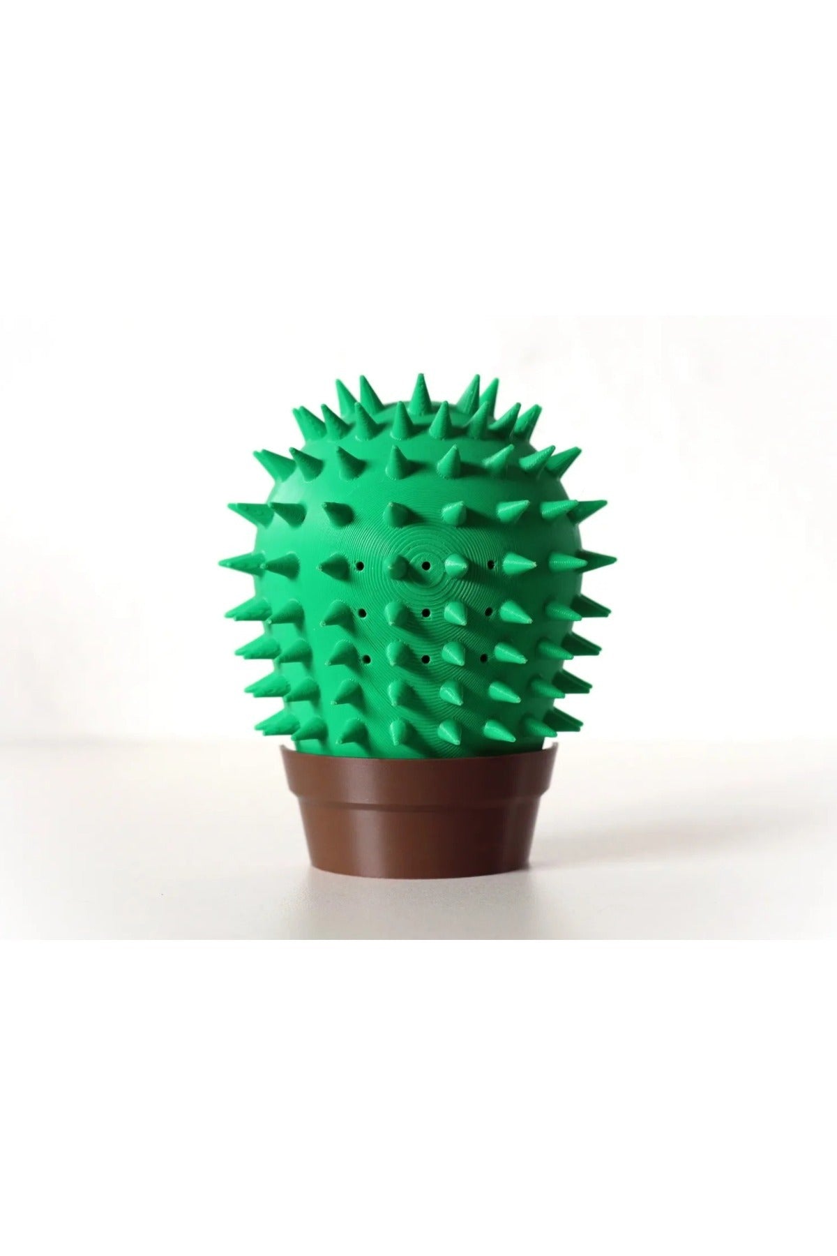 Wall-mountable cat scratching toy cactus