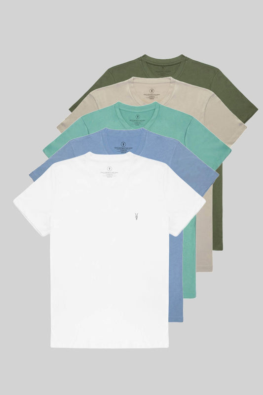 Combine Michail Men's 5-Pack Crewneck T-Shirt