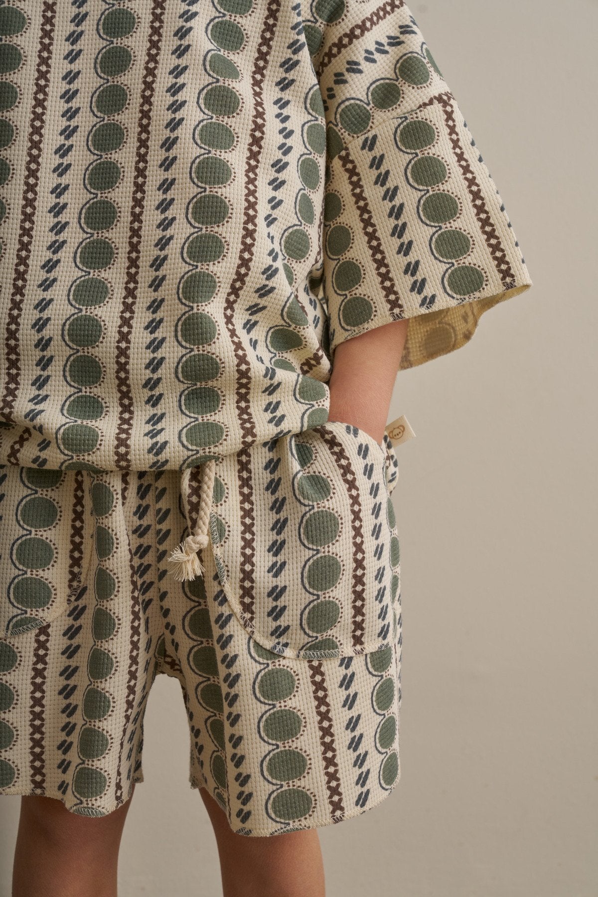 Oh La La Koala boho bloom kids outfit set detail