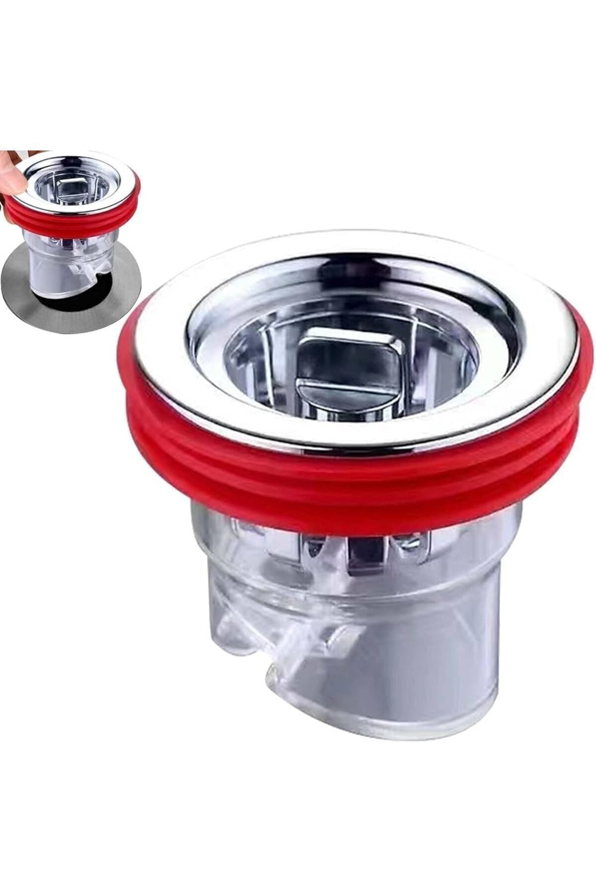 Anti odor drain strainer installation