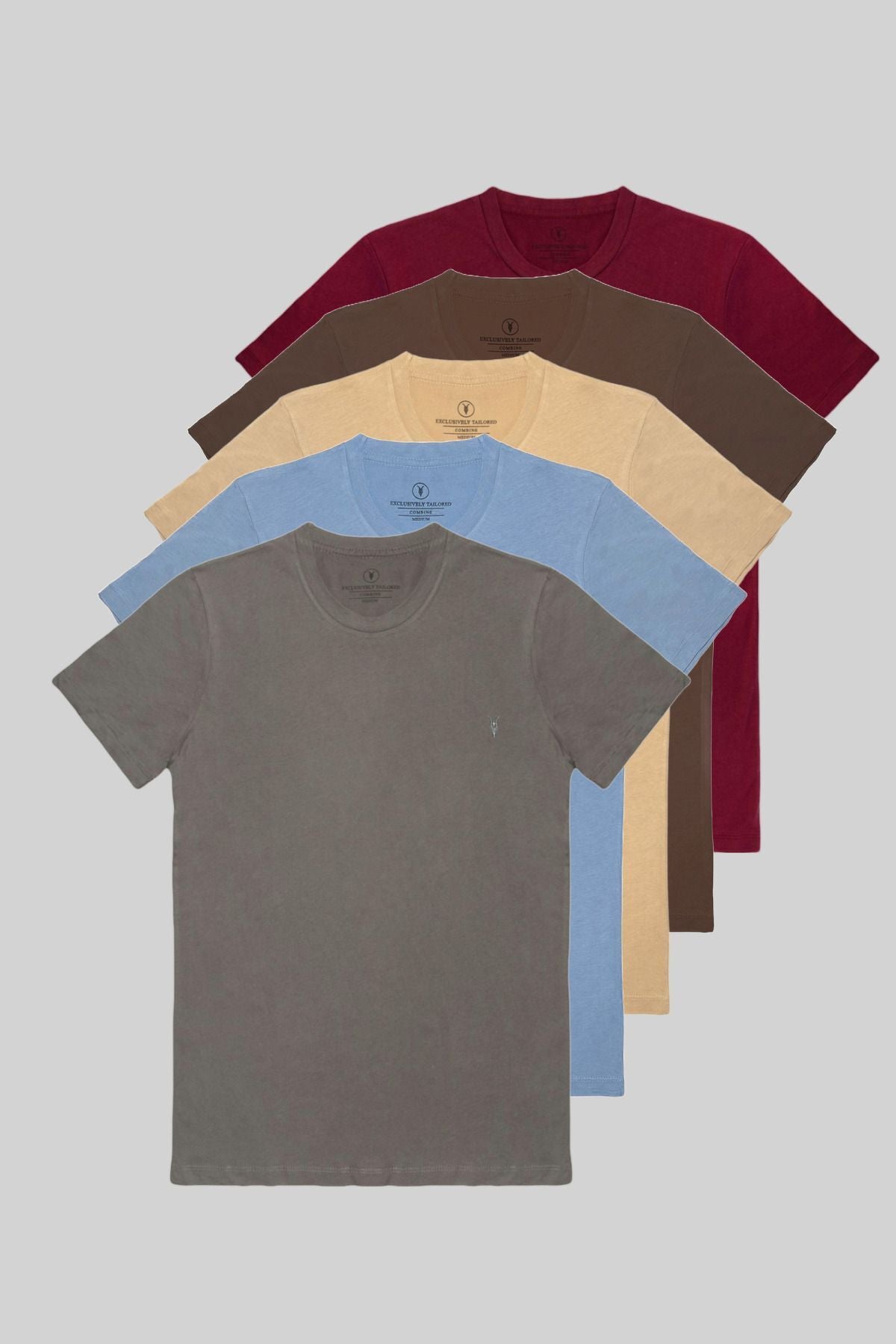 Combine Michail Men's 5-Pack Multicolor T-Shirt