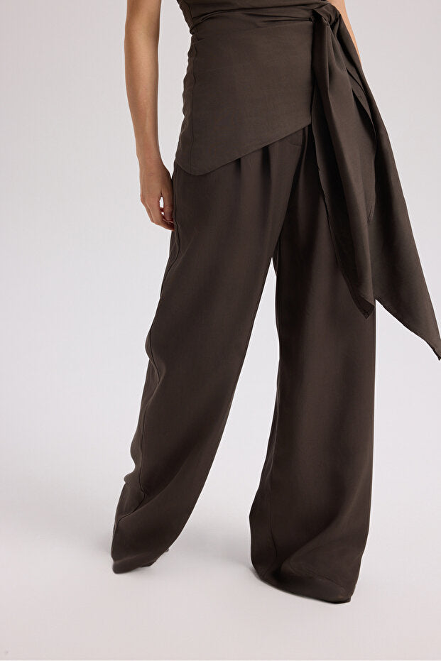 BOHEMAI Mila Brown Blouse Pants Set - 7