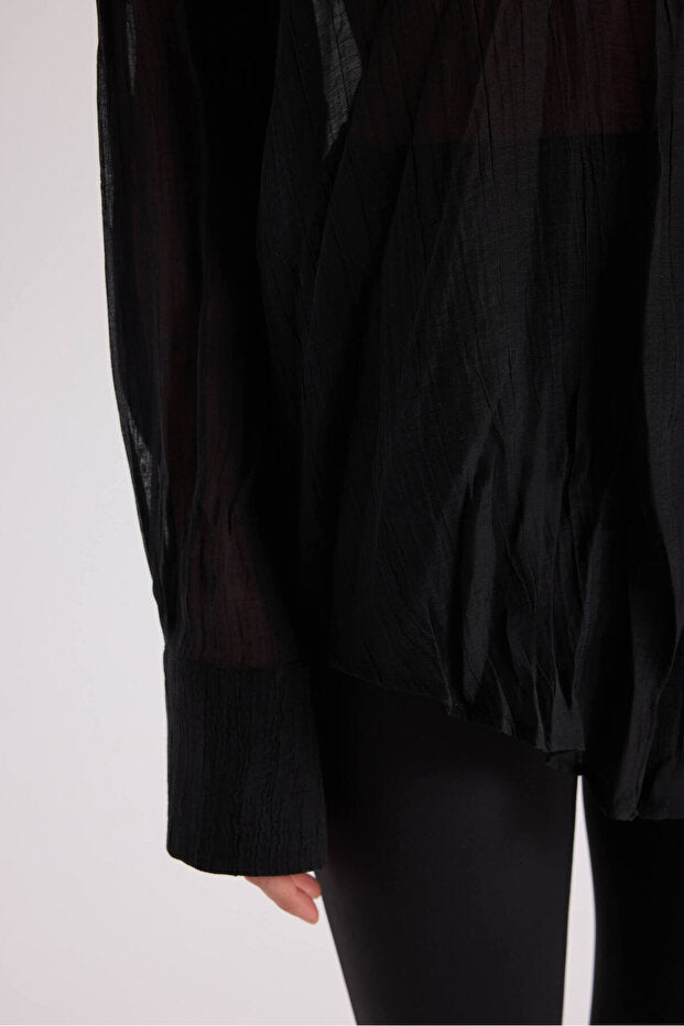 MAI STUDIOS CO. Darya Black Shirt - View 8