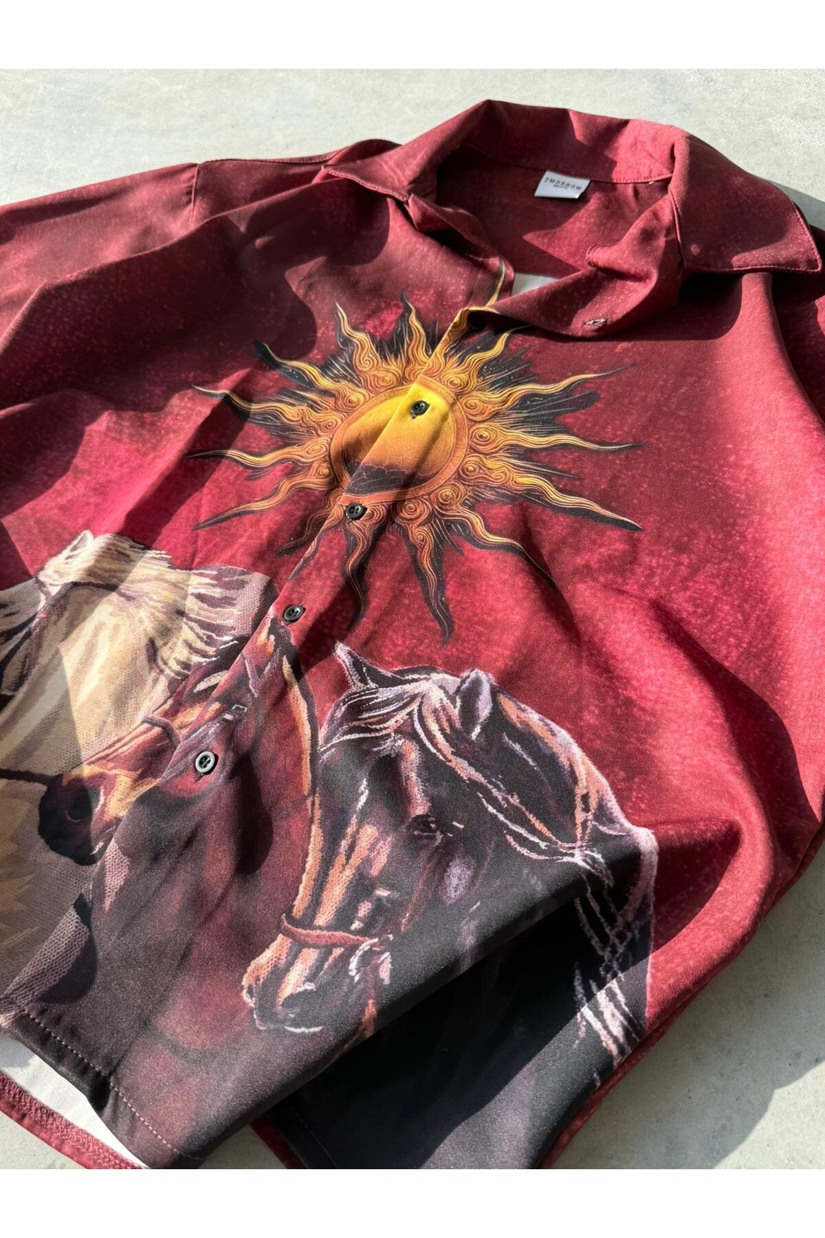 Fo4rbs sun motif summer shirt