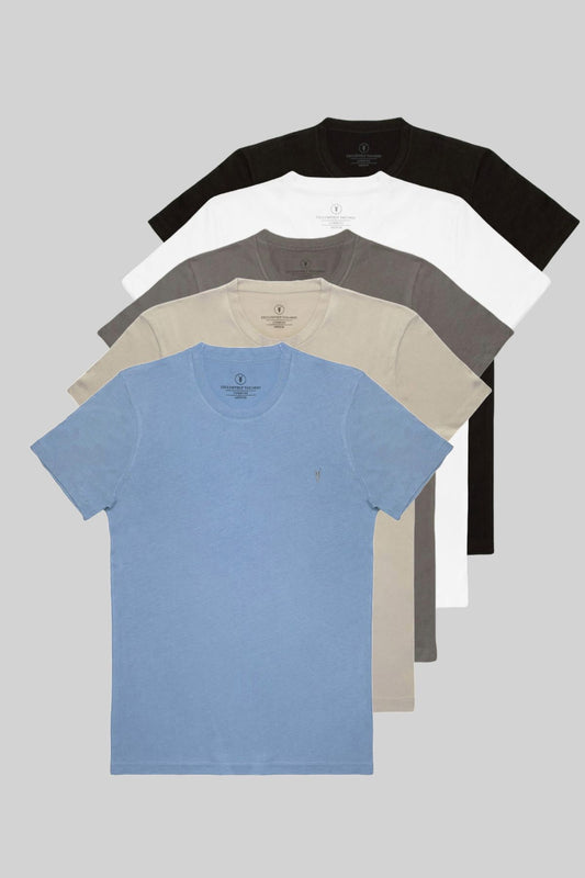 Combine Michail Men's 5-Pack Multicolor T-Shirt