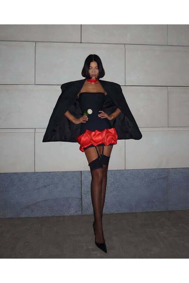 Women's Satin Mini Dress - Image 2