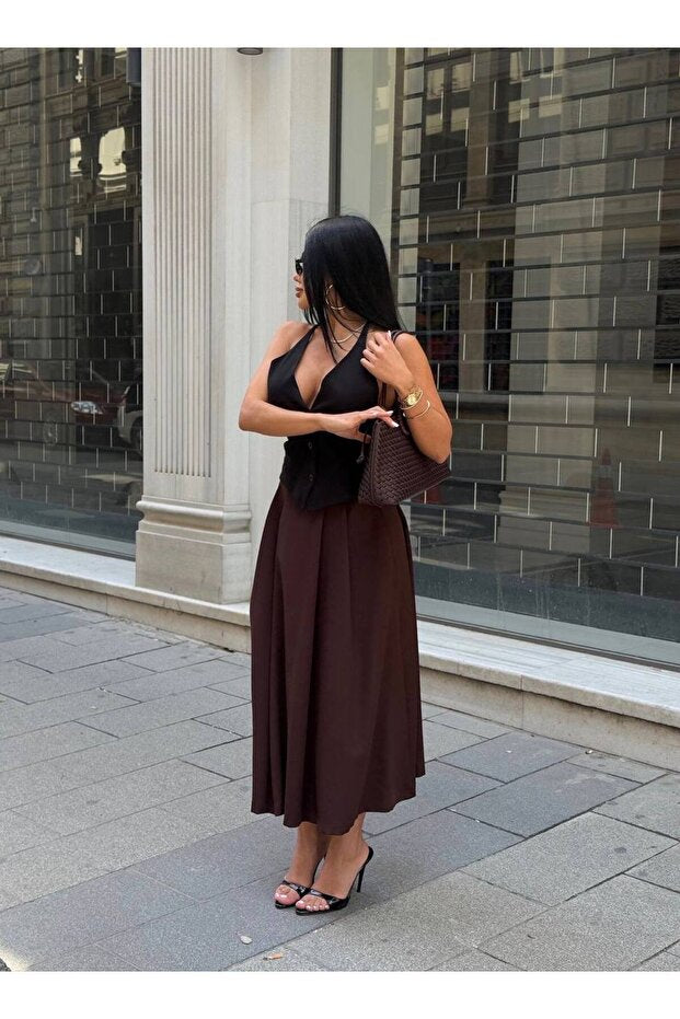 Flounce Midi Skirt - Image 4