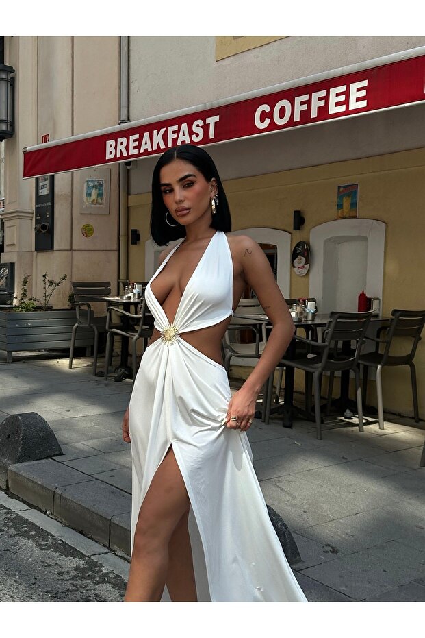 White Maxi Front