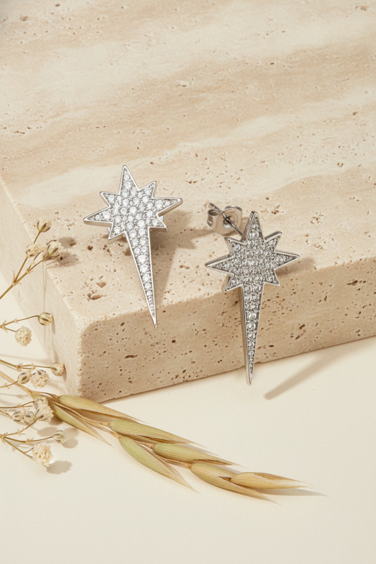 Jack Ferrero star earrings boxed