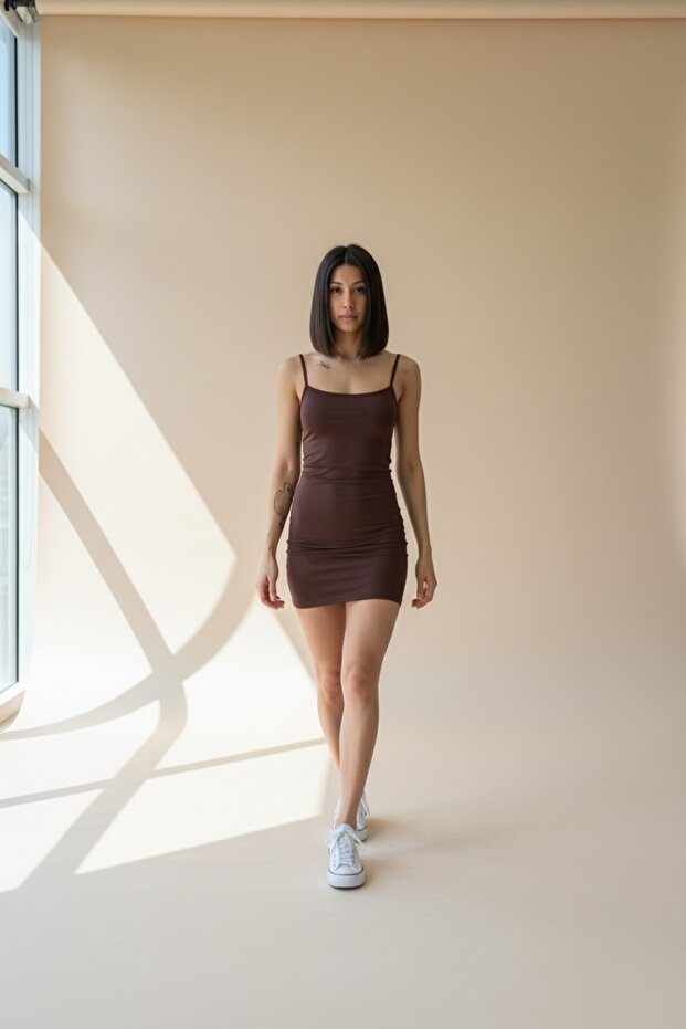 Strappy Mini Dress - Image 1
