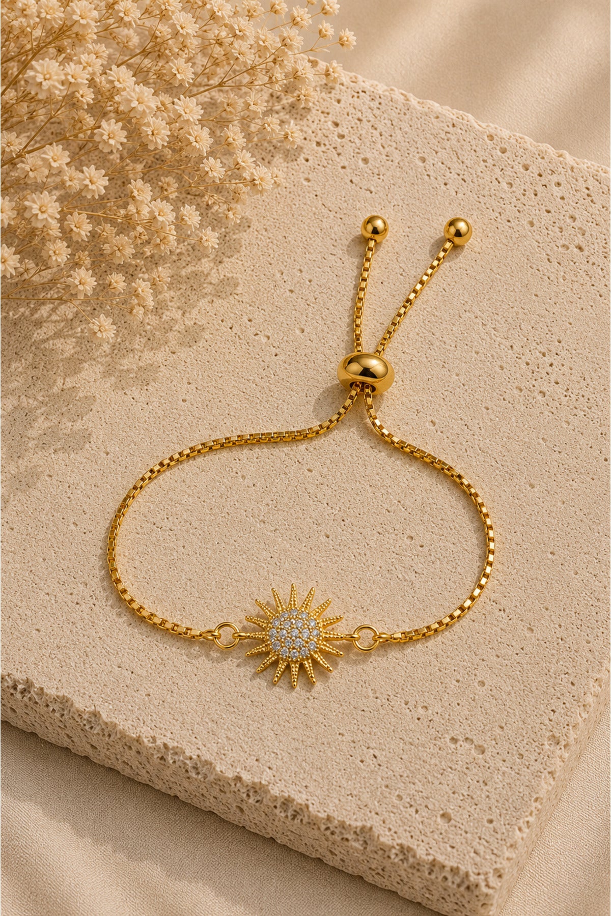 starfish zircon bracelet detail