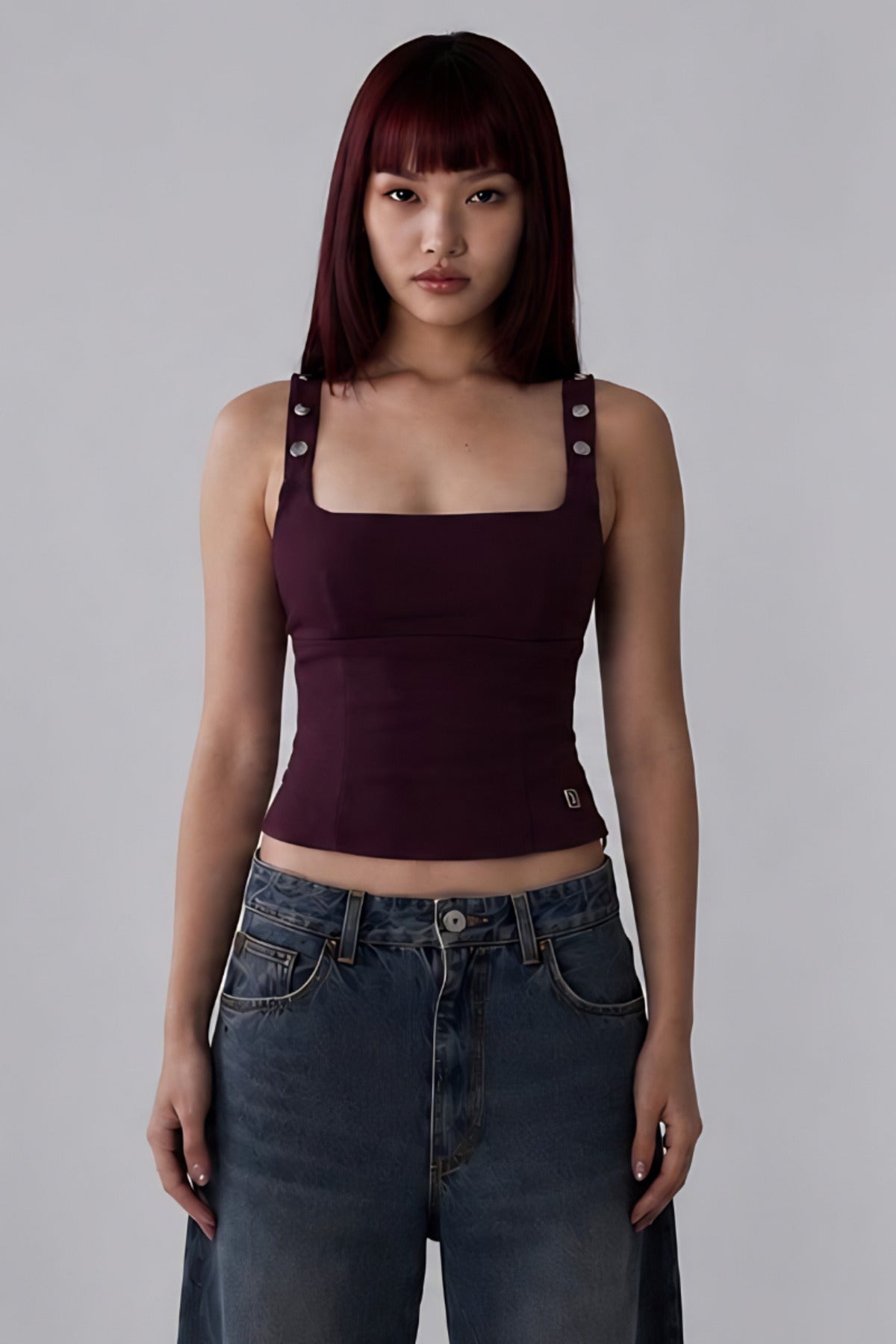 Shape-Shifting Crop Top - Burgundy